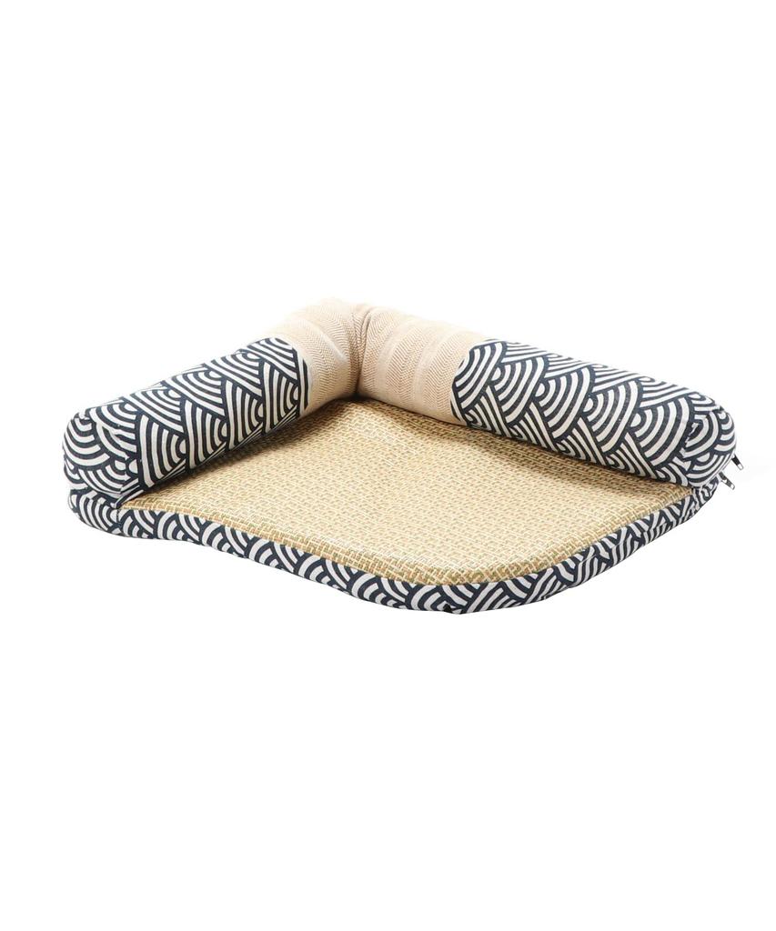 Aimoha Japanese Style Cool Washable Pet Bed Cat Dog M Blue