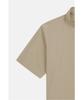 Koolongseupocheu Men'S Air Dot Zip-Up Short Sleeve T-Shirt Jwtcm26261Bei