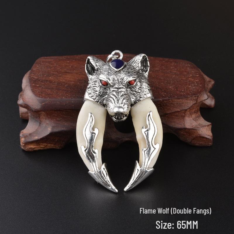 Wolf Fang Pendant: Domineering Amulet & Gift for Men & Women