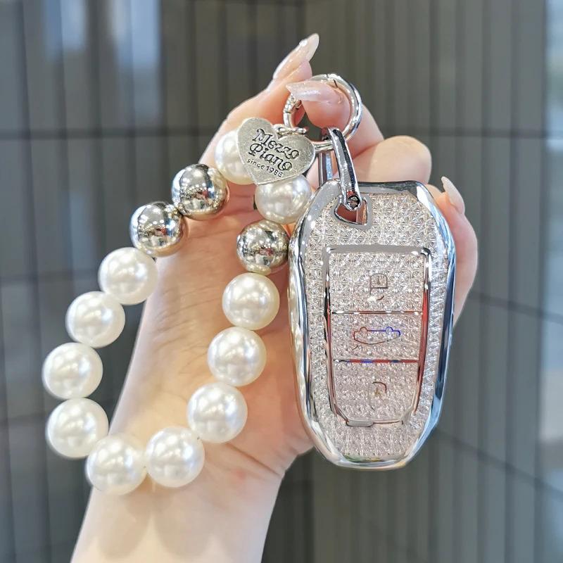 Etui na kluczyk do samochodu Dla Peugeot 408x Etui na kluczyk 3008 308S 508L 4008 E2008 5008 DS5 DS6 DS4 DS7 DS9 Pokrowiec na kluczyk Brelok Kluczyk Peugeot she