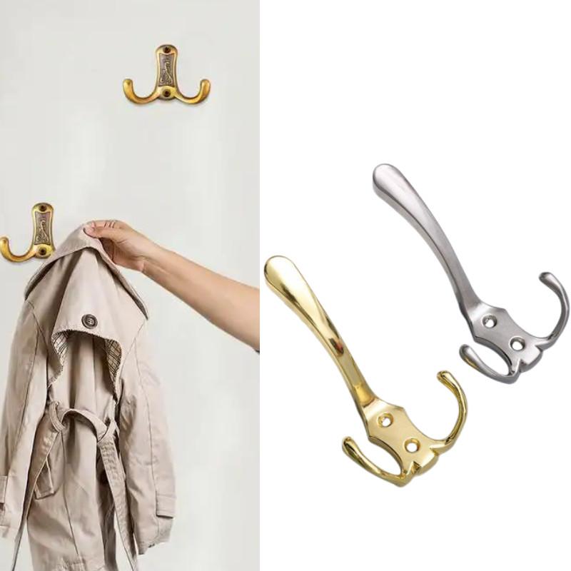 Zinc Alloy Closet Hook With Electrophoretic Finish For Bedroom And Bathroom Storage