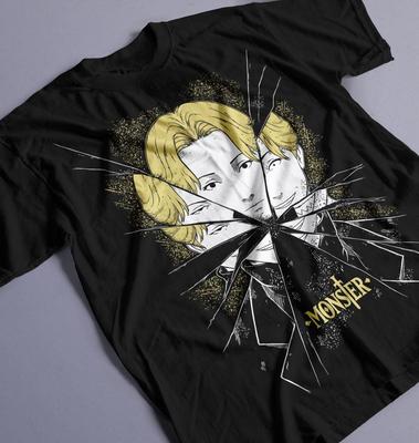 Monster Johan Liebert Kenzo Tenma Unisex Shirt  Monster Anime Shirt Fan Art Mystery Manga Gift for Manga FanAnime Shirt