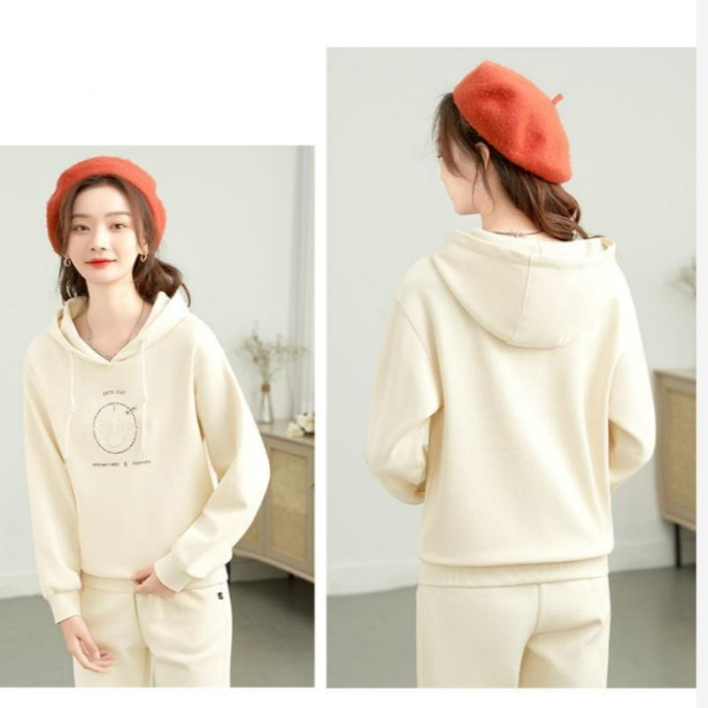 Hooded Sweater Women's Spring and Autumn Long-sleeved Blouse Temperament Loose and Thin Casual Jacket