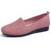 New Old Beijing Craft Cloth Shoes Women's Mesh Shallow Mouth Comfortable Breathable Polyurethane Flat Bottom Medium and Old Mother Shoes