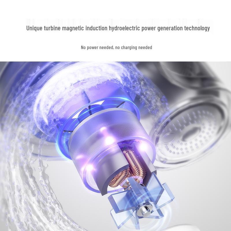 Compact Descaling & Chlorine Removal Tap Water Purifier for Kitchen Faucets