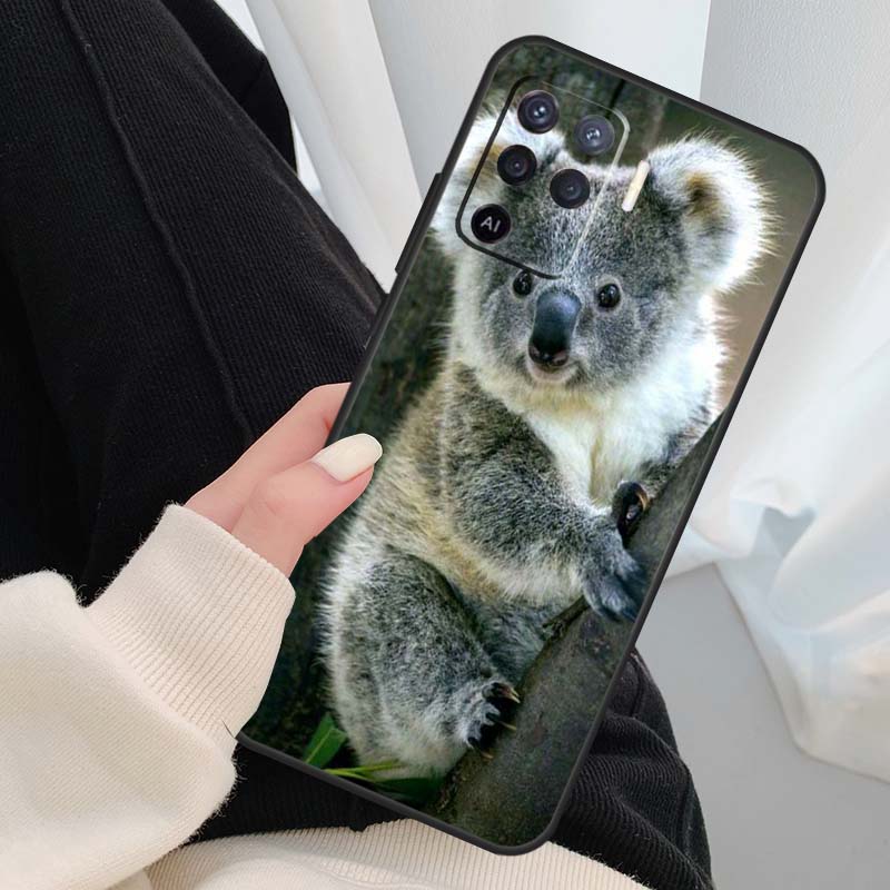 Australian Koala Case For Oppo A40 A60 A80 A5 Pro A15 A16 A17 A57 A77 A94 A74 A54 A76 A96 A18 A38 A58 A78 A98