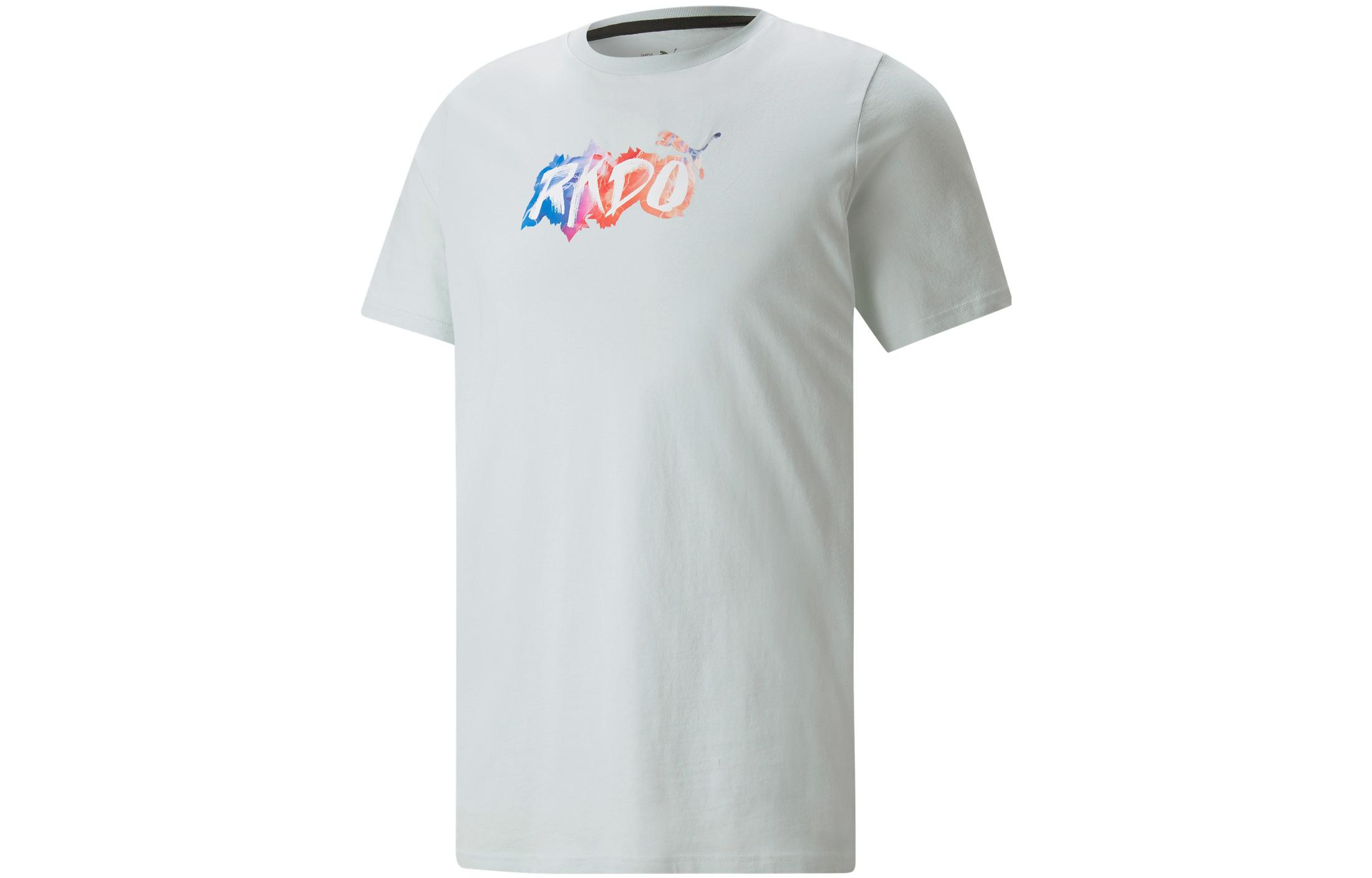 PUMA T Shirts Men s Blue Crew Neck Straight Fit 533976-04 M