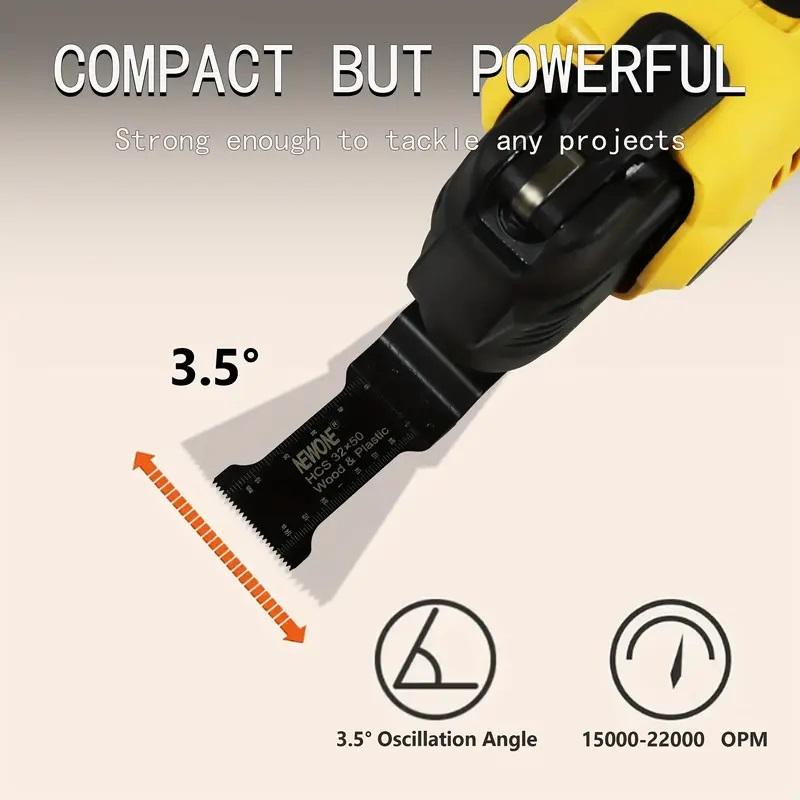 300W Anti-vibration Quick Release/Change Oscillating Tool, Electric Trimmer Saw DIY Home Improvement Tool Renovator For Wood/plastic/metal Cutting
