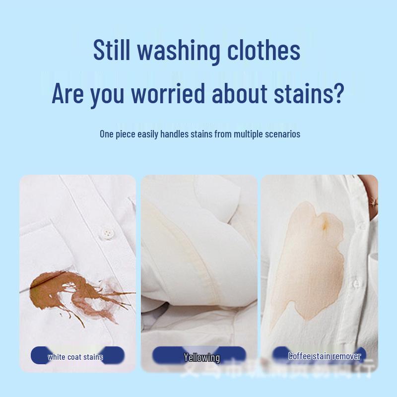 Newcomer Special: Bright Clothes Stain Removal Tablets - Whitens & Removes Yellowing Stains