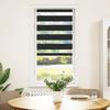 VidaXL Roller Blind Light Filtering 80x150 Cm Black Blackout Window Blind Home 240200
