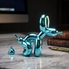 Dog Poop Balloon Figurine Resin Electroplated Cute Quirky Table Ornament Home Desk Decor Gift For Kids Teens Pet Lovers Birthday