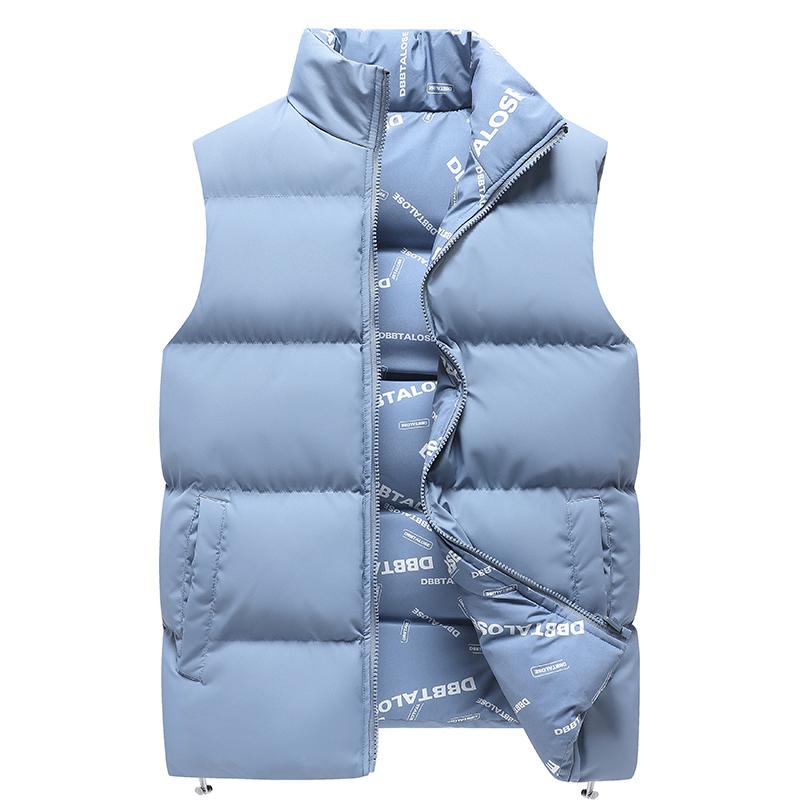2026 (SU) Men's Autumn/Winter Fashion Casual Design, Reversible, Warm Cotton Zipper Vest