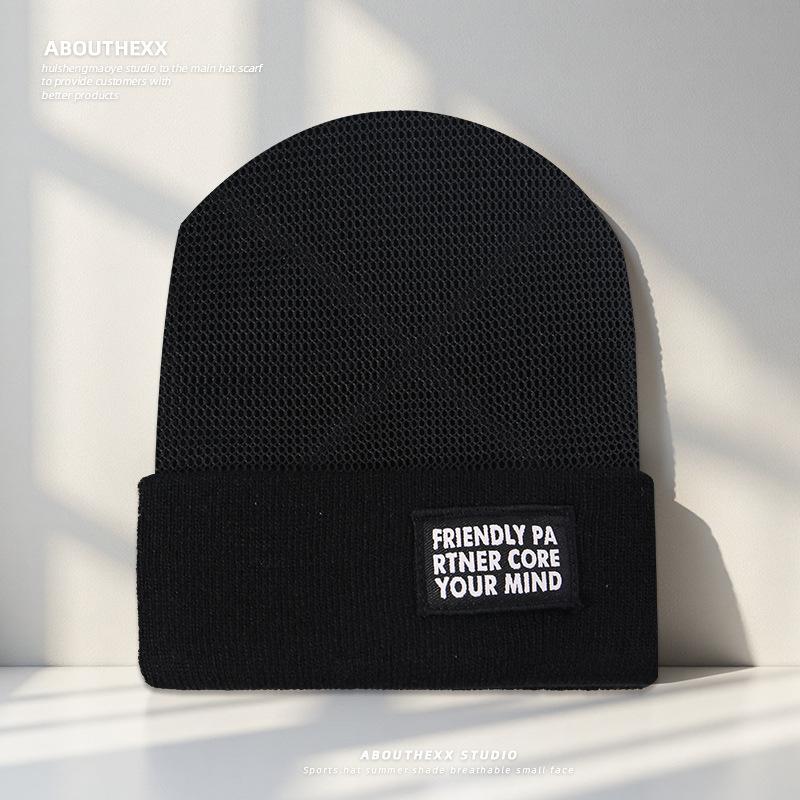 

Поворот головы Вязаная шапка для женщин Корейский новый стиль Поворот головы Шапка Уличные танцы Износостойкая Защита головы Шерсть Хип-хоп шапка Мужчины M（56-58cm）