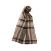 DakS Women S Brown Tartan Check Wool Light Muffler dcSc1f111w2