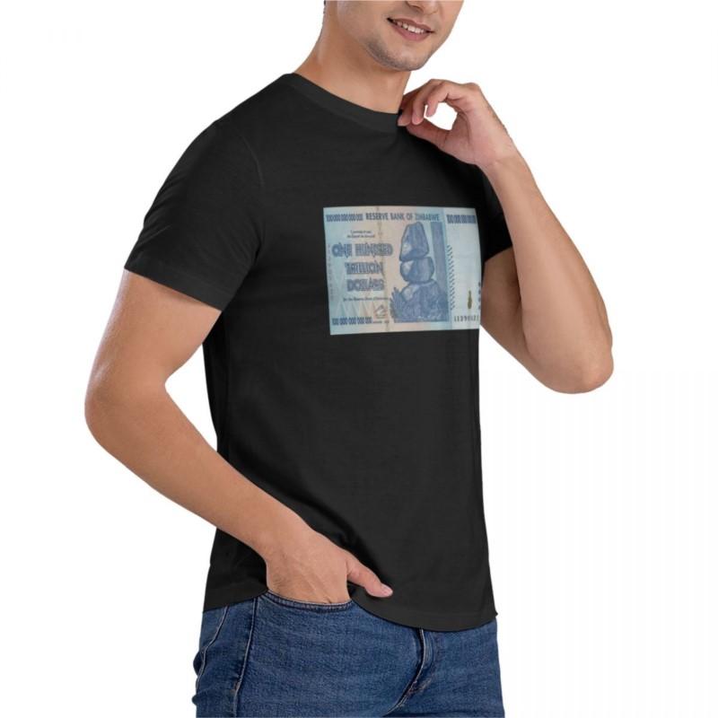 Zimbabwe $100 Trillion Dollars Active T-Shirt T-shirt for a boy Short sleeve tee vintage clothes mens plain t shirts