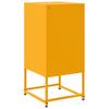 Nightstands 2 pcs Mustard Yellow 36 x 39 x 78 cm Steel