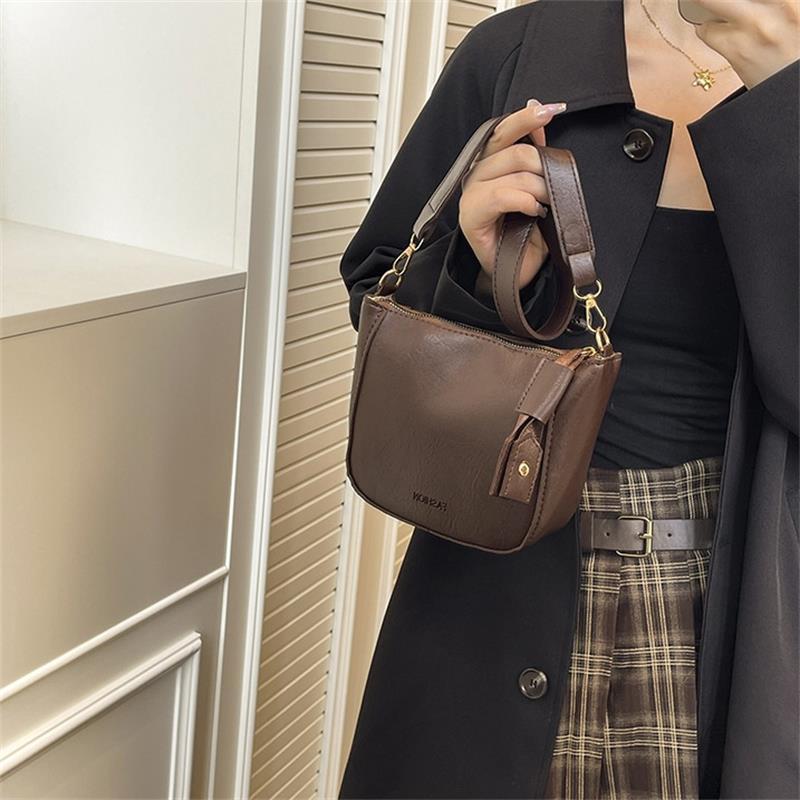Women'S Pu Leather Shoulder Bags Ladies Versatile Designer Luxury Crossbody Bag Female Handbags For Lady