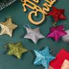 6pcs PVC Christmas Tree Star Decoration Decorative Star Hanging Pendant  Party