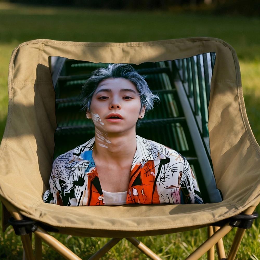 Actor NNijiro Murakami Cushion Cover Soft Reversible Durable Pillow Cover MultiScene Use for Home Car Daily Comfort