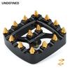 MX Brake Pedal Pad Cover Black CNC Small Footrest Pedal Pad Covers For Harley Dyna Fat Bob FXDF FXDL1993-2017 Softail FXBB FXSTS