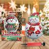 Durable Christmas Foil Balloons - Santa, Reindeer & Snowman Decor for Indoor & Outdoor Holiday Parties