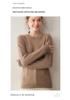 Women's Loose Fit Cashmere Knit Pullover - Warm & Fashionable Long Sleeve Top