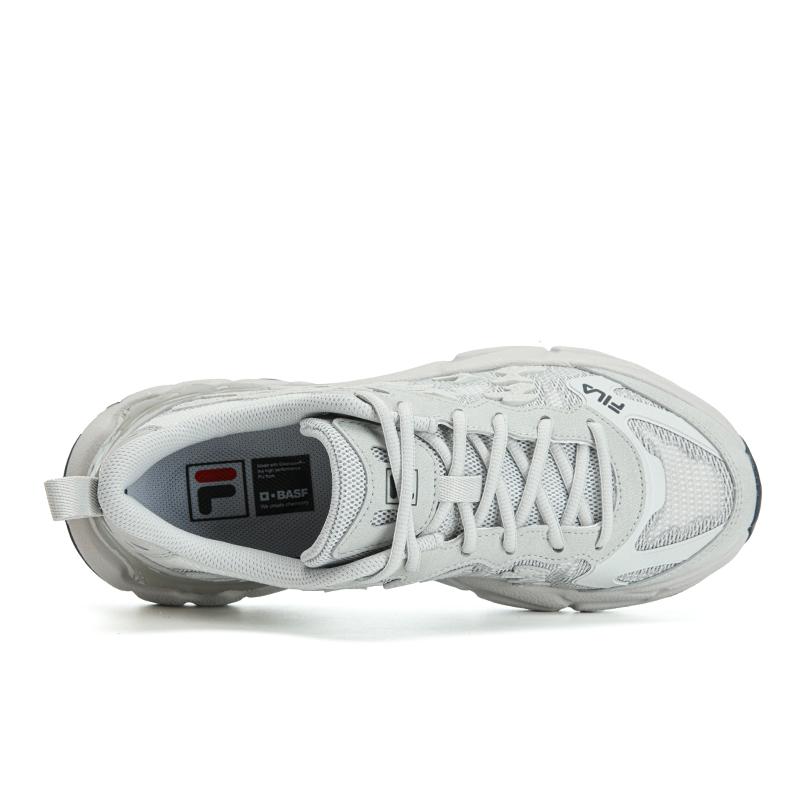FILA Abrasion Resistant, Breathable, Lightweight Low top Chunky Sneakers Men's Mushroom Gray F12M622142FOM