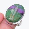 Natural Ruby Zosite Gemstone 925 Sterling Silver Jewelry Ring Size 9 AR-18740