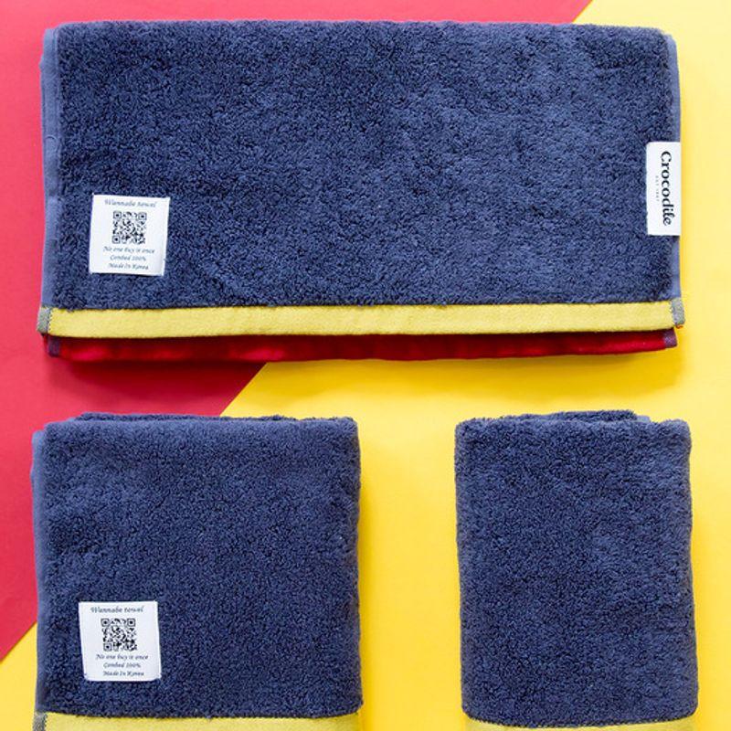 Crocodile Acc 200g 40 Count Combed Yarn Wannabe Hotel Towels (5 Sheets)
