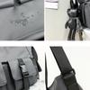 Square Messenger Bag Solid Color Nylon Shoulder Bag Casual Men Crossbody Bag  Hiking