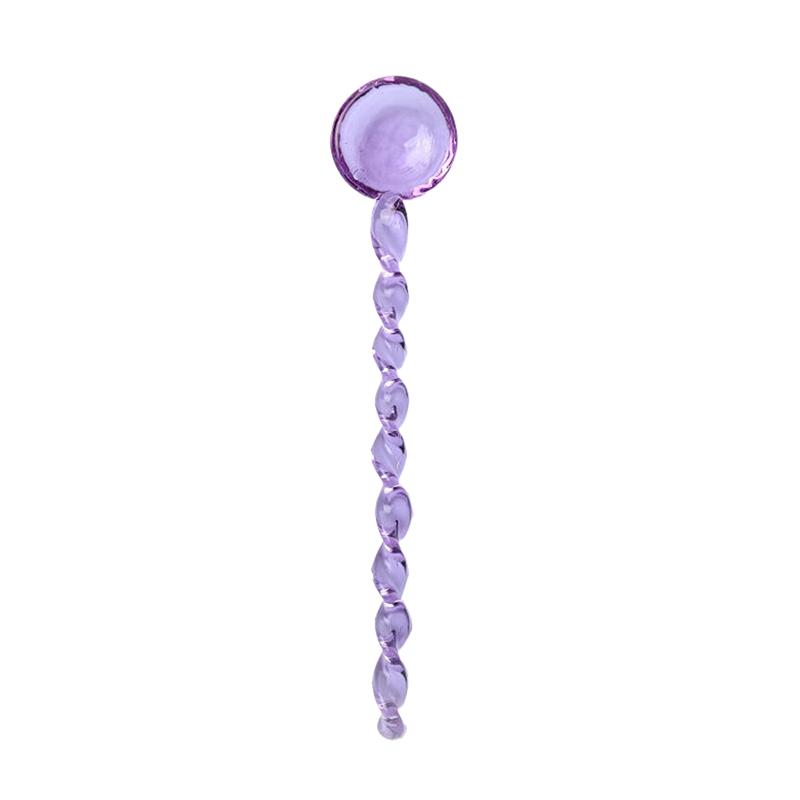 Glass Coffee Scoops With Long Handle Colorful And Cute Teaspoon Kitchen Accessories Milk Dessert Ice Cream Spoon