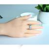 Exquisite The Titanium Steel Womens Ring Is Stylish And Simple Fading Without
