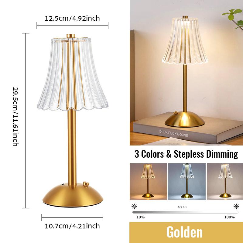 LED Table Lamps Touch Sensor Desktop Night Light USB Rechargeabl Portable Bedroom Book Lamp Reading Lamps Decor Light