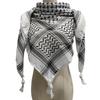 Arab Shemagh Scarf for Men Breathable Polyester Desert Neckwrap Tassels Neckerchief Hijab Shawl for Casual and Formal Ev