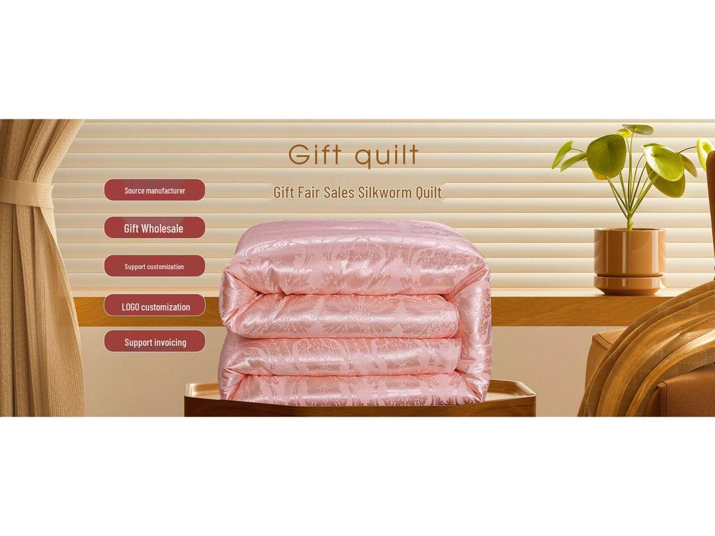 Seasonal Quilts Gift Set: Silk Quilts for Summer, Spring, Autumn, and Winter