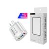 Multi-port Home & Travel Charger EU/UK 3 USB + Type-C 5V/2.4A