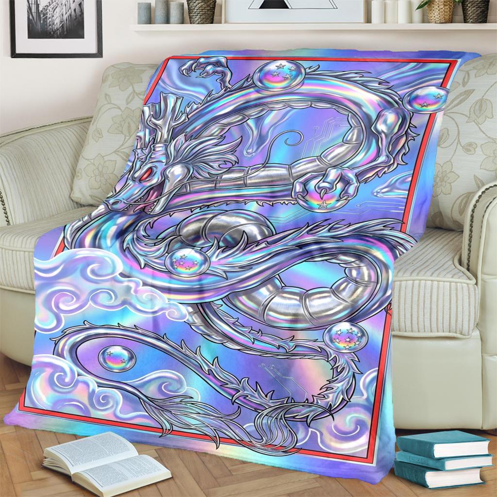 Warm Dragon Ball! Flannel Blanket for Bedrooms, Sofas, Beds, Chairs, Picnics, Travel and Daily Use