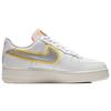 New Nike Air Force 1 Low '07 Lx White Metallic Silver Gold Women's CZ8104-100