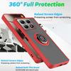 Matte Funda for Xiaomi Mi 14T Pro 5G 15 Pro Case Magnetic Ring Stand Holder Cover for Xiaomi Mi 14T 14 Ultra Armor Case