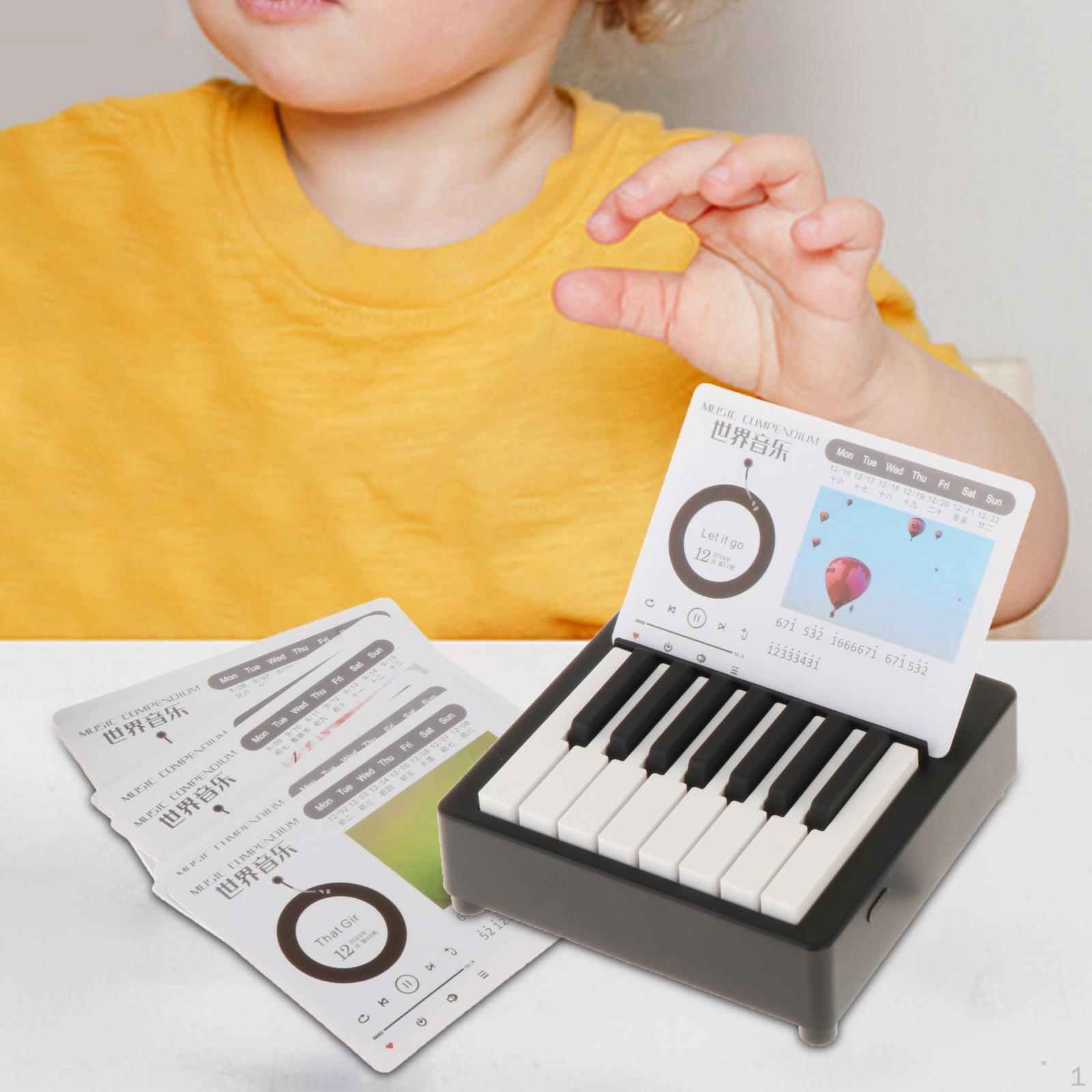 

Дитяче іграшкове піаніно, 15 клавіш, початкова освіта, 52 аркуші, подарунок на день народження для дівчаток і хлопчиків