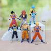 Anime 17-18CM Dragon Ball Z Super Saiyan Son Goku Broly Vegeta Anime Action Figure Model Gifts Collectible Figurines for Kids