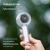 Mini Transparenter LED-Bildschirm Wiederaufladbarer Handlicher Elektrischer Ventilator - Tragbar, Hohe Geschwindigkeit, Für den Außenbereich