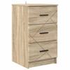 Nightstand Sonoma Oak 38 X 38 X 66 Cm Particleboard