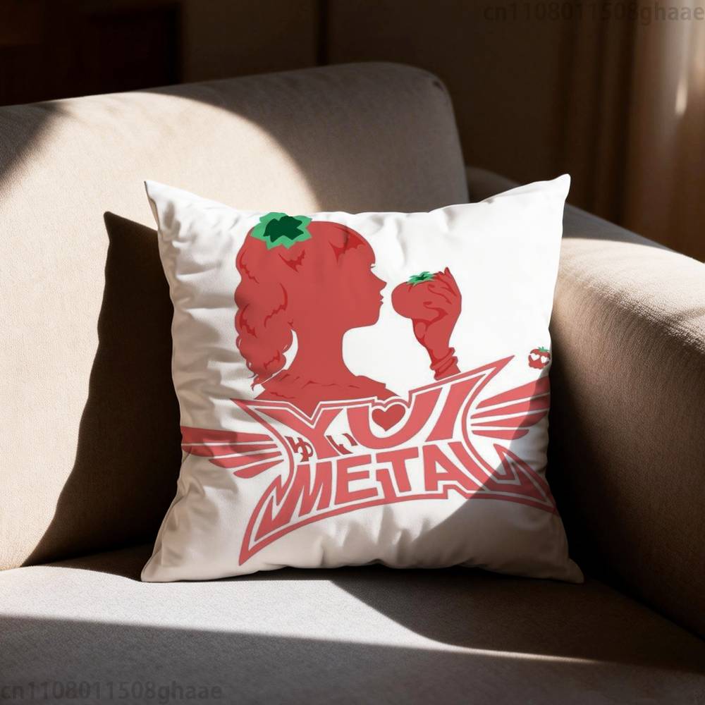 Band BBABYMETAL Pillow Case Square DoubleSided Printing Short Plush Sofa Cushion Cover Bedroom Bedside Pillow