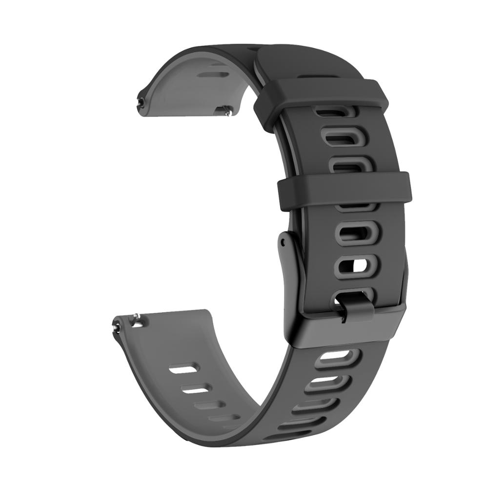 22mm sportovní pásek pro Huami Amazfit Stratos 2 2S 3 silikonový pásek na zápěstí pro Xiaomi Amazfit GTR 47mm GTR2 Pace LS05 náramek na hodinky