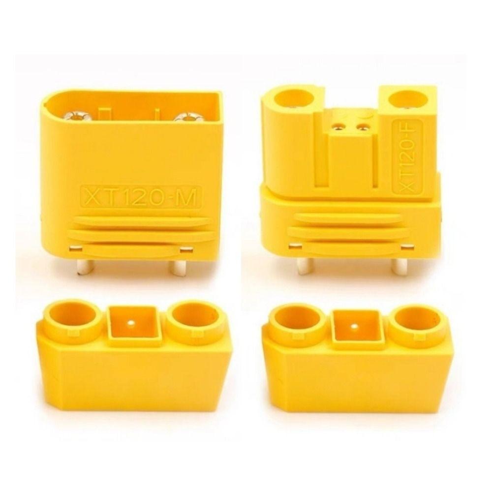 60A High Current LI Battery Connector Gold-Plated Solder Wire Connector RC Accessories