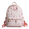 Schoolbag High-end Sense Large-capacity Cartoon Backpack Women's New Travel Shopping Leisure Bag College Student Class Schoolbag