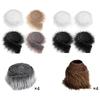 4x Faux Fur Fabric Costume Cosplay Craft Precut Strips Shaggy Fur Fabric for Cosplay Costume Hat Shoes Christmas Holiday Party