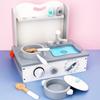 Wooden Pretend Play Kitchen Set For Kids With Childrens Cookware Gift For Toddlers