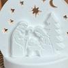 Religious Candle Silicone Mold Multipurpose Silicone Mould Easy Demolding For Candle Holder Soap Christmas Decoration